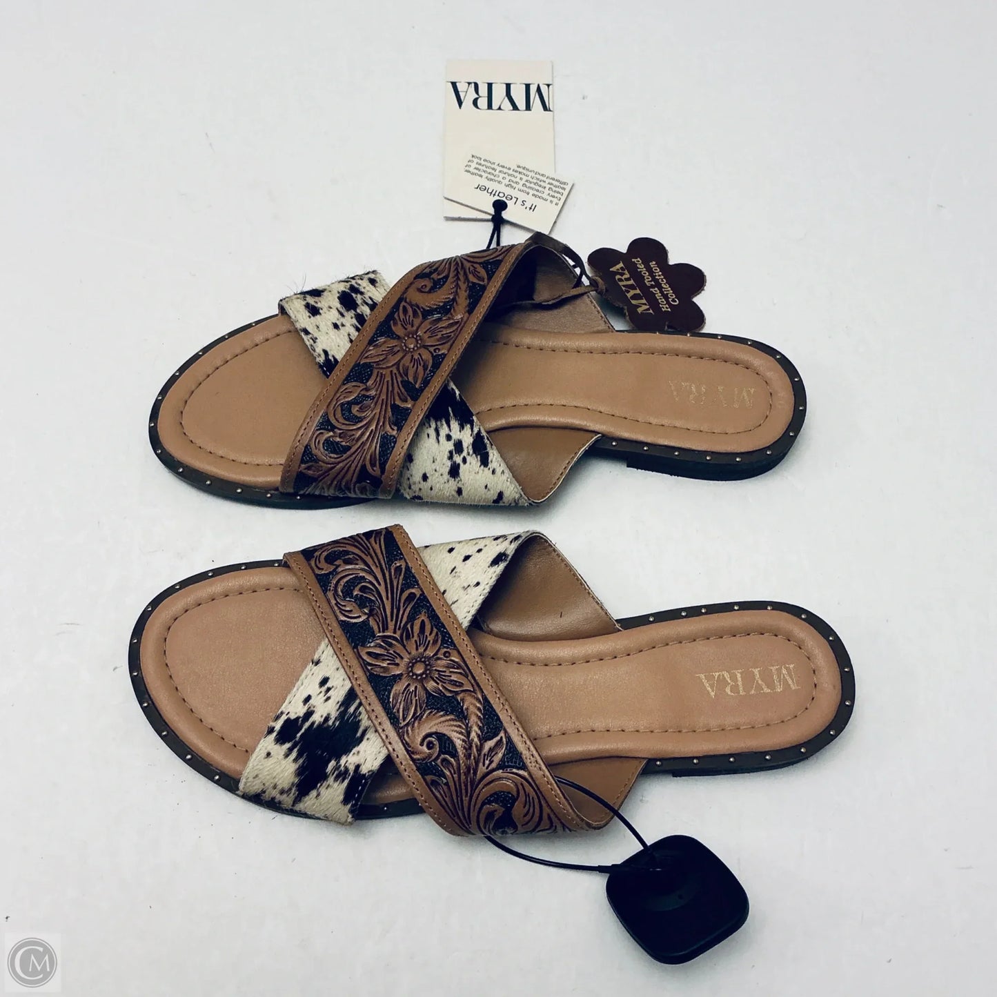Sandals Flats By Myra In Brown, Size: 11