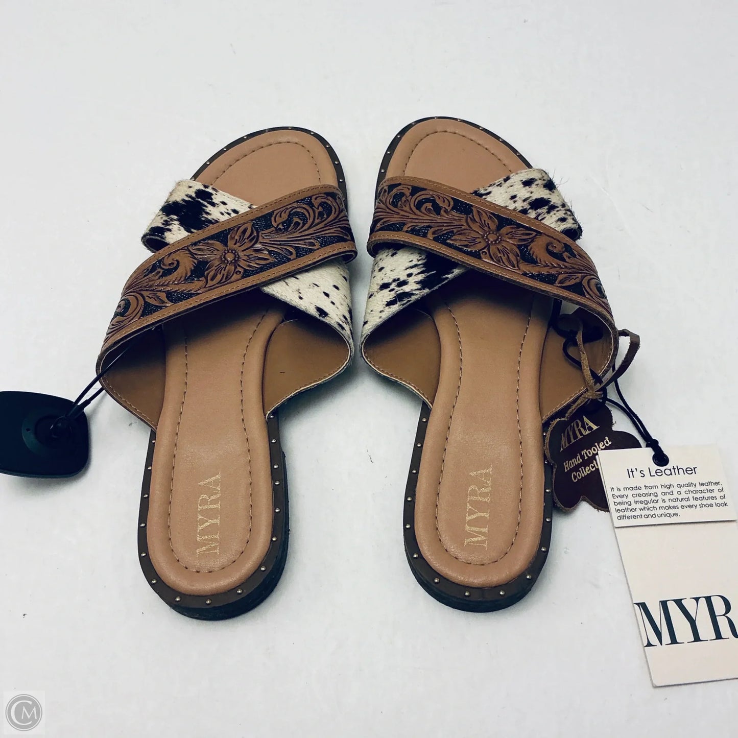 Sandals Flats By Myra In Brown, Size: 11