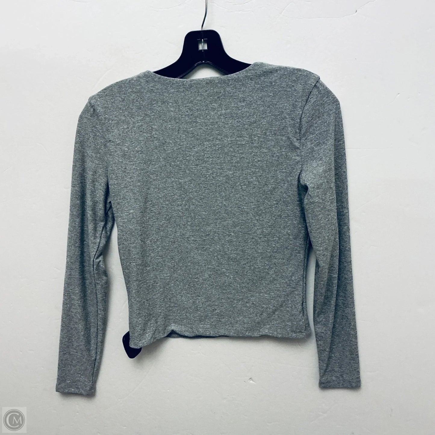 Top Long Sleeve By Sincerely Jules In Grey, Size: M