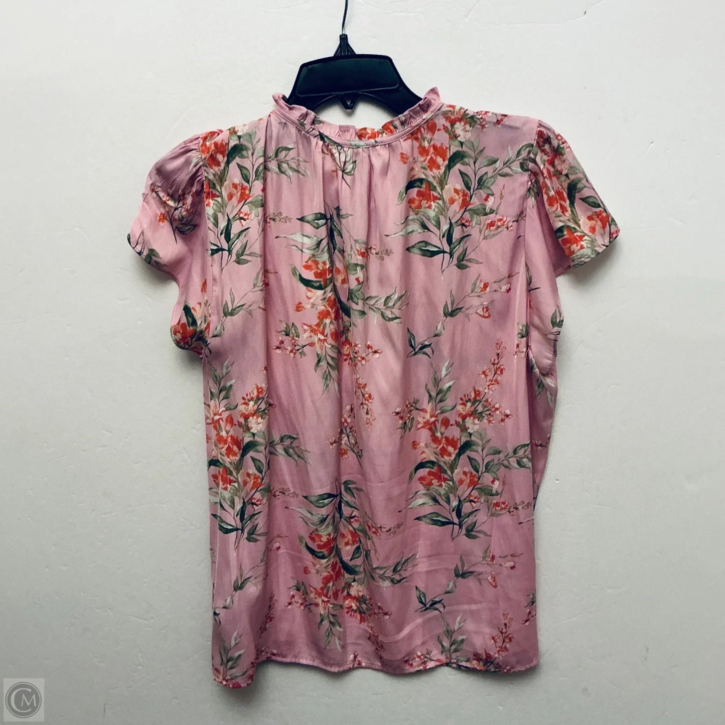 Top Short Sleeve By Maison Damelie In Pink, Size: L