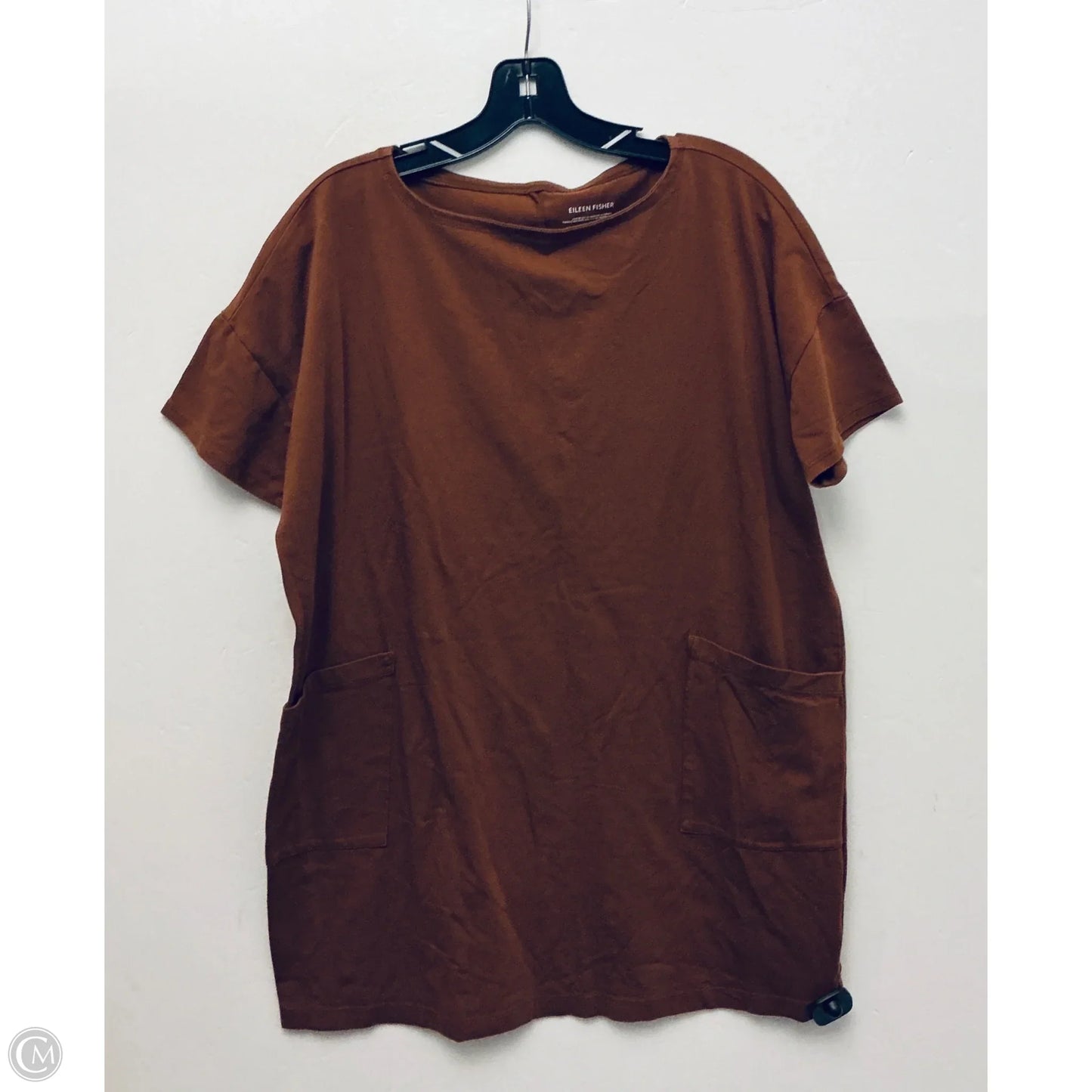 Dress Casual Short By Eileen Fisher In Brown, Size: S