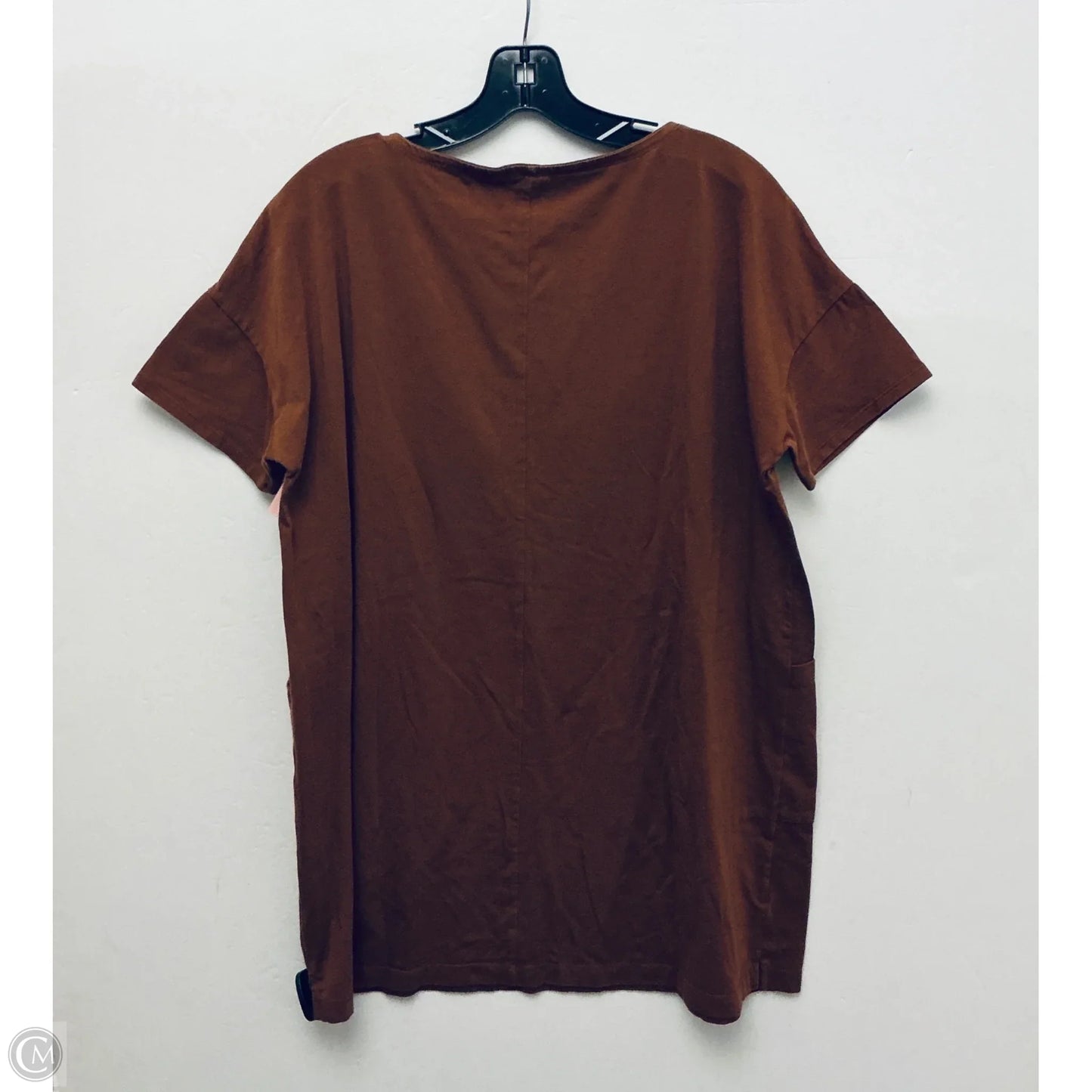 Dress Casual Short By Eileen Fisher In Brown, Size: S