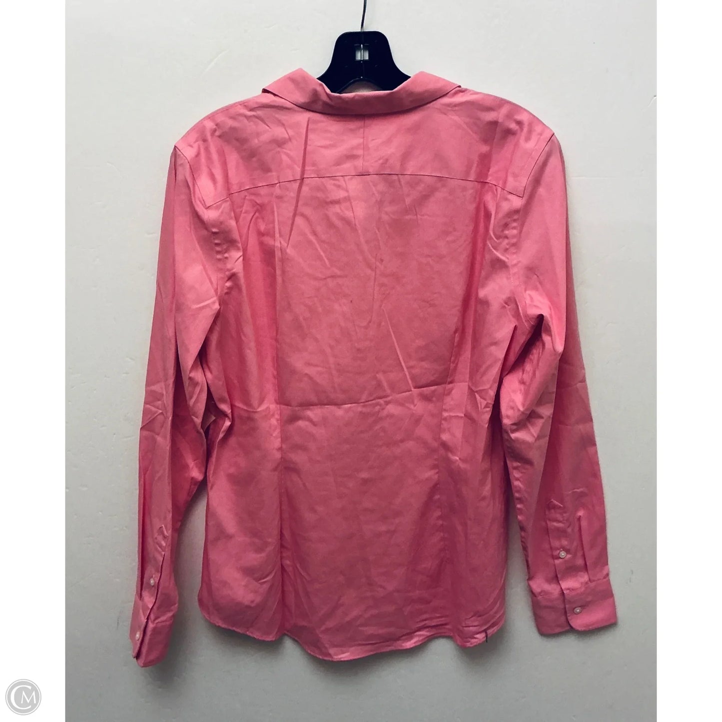 Top Long Sleeve By Lauren By Ralph Lauren In Pink, Size: L