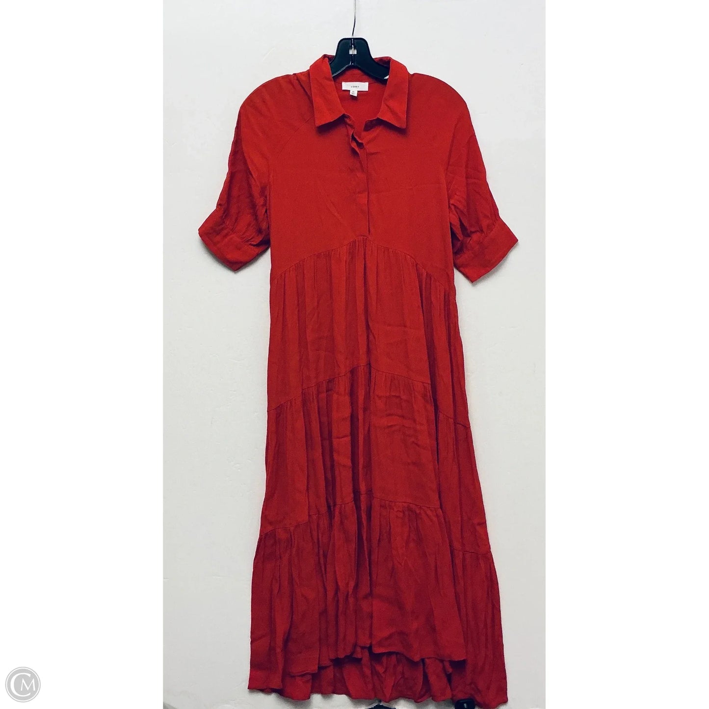 Dress Casual Maxi By A Loves A In Red, Size: Xs