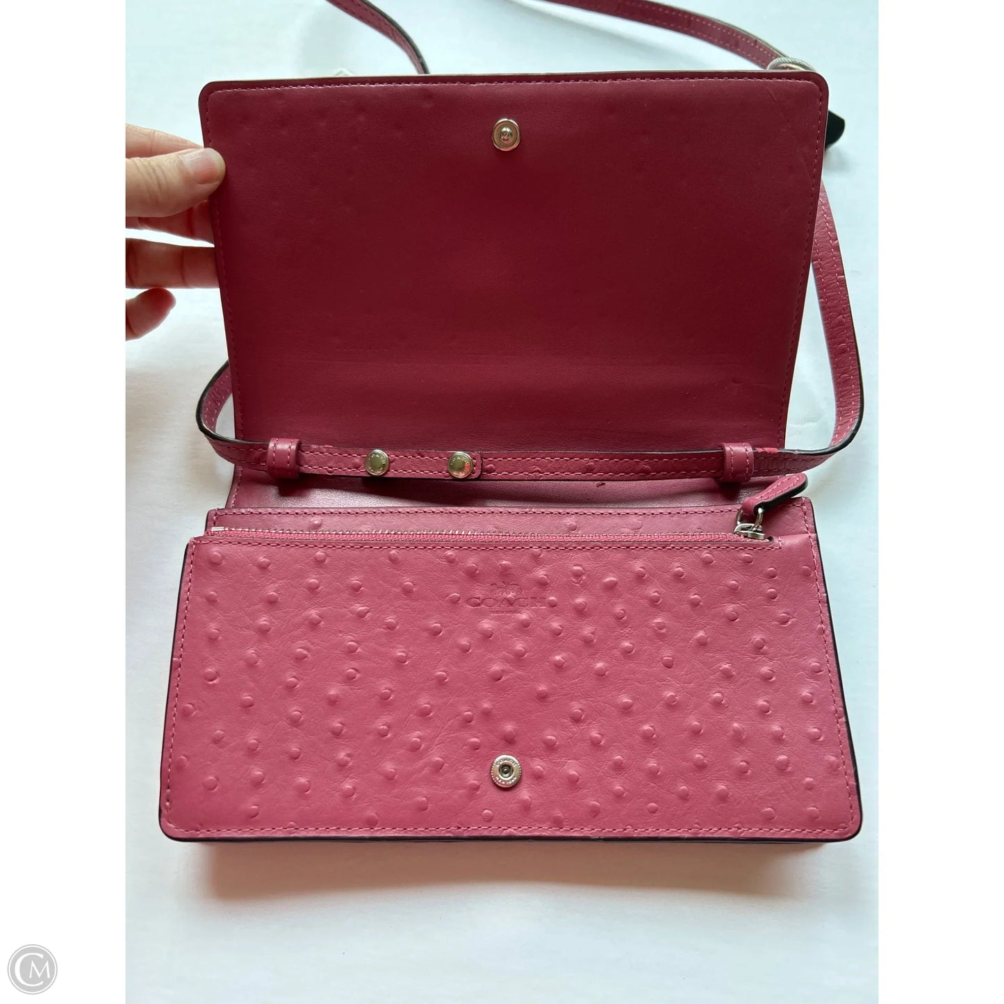 Crossbody Designer By Coach, Size: Small