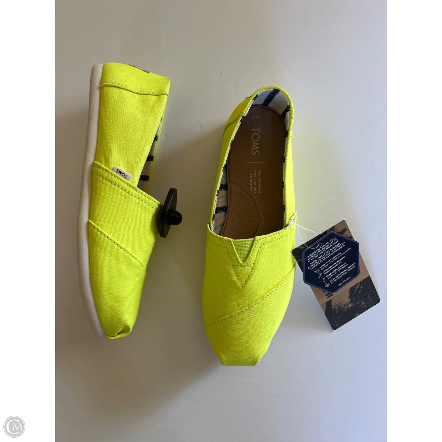 Shoes Flats By Toms In Yellow, Size: 7