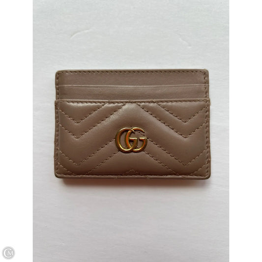 Id/card Holder Luxury Designer By Gucci, Size: