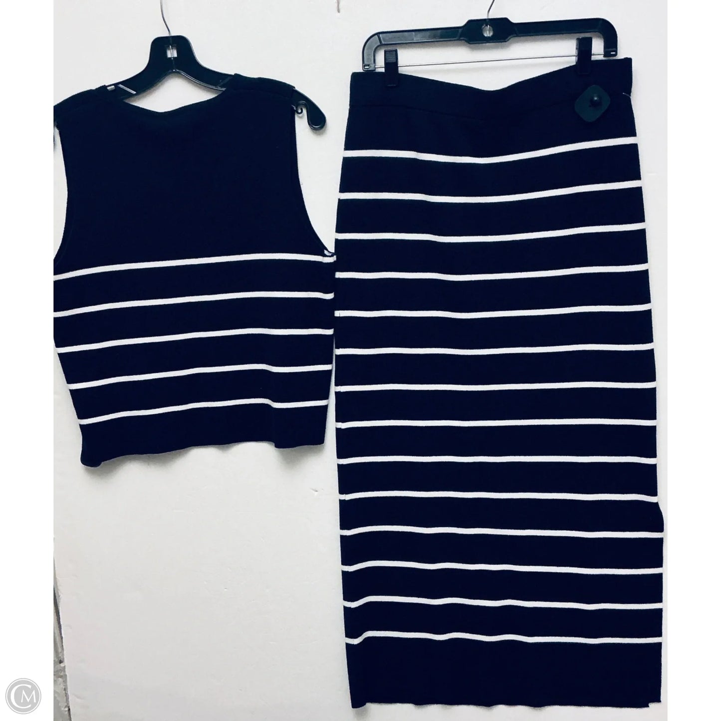 Skirt Set 2pc By Joie In Navy, Size: Xl
