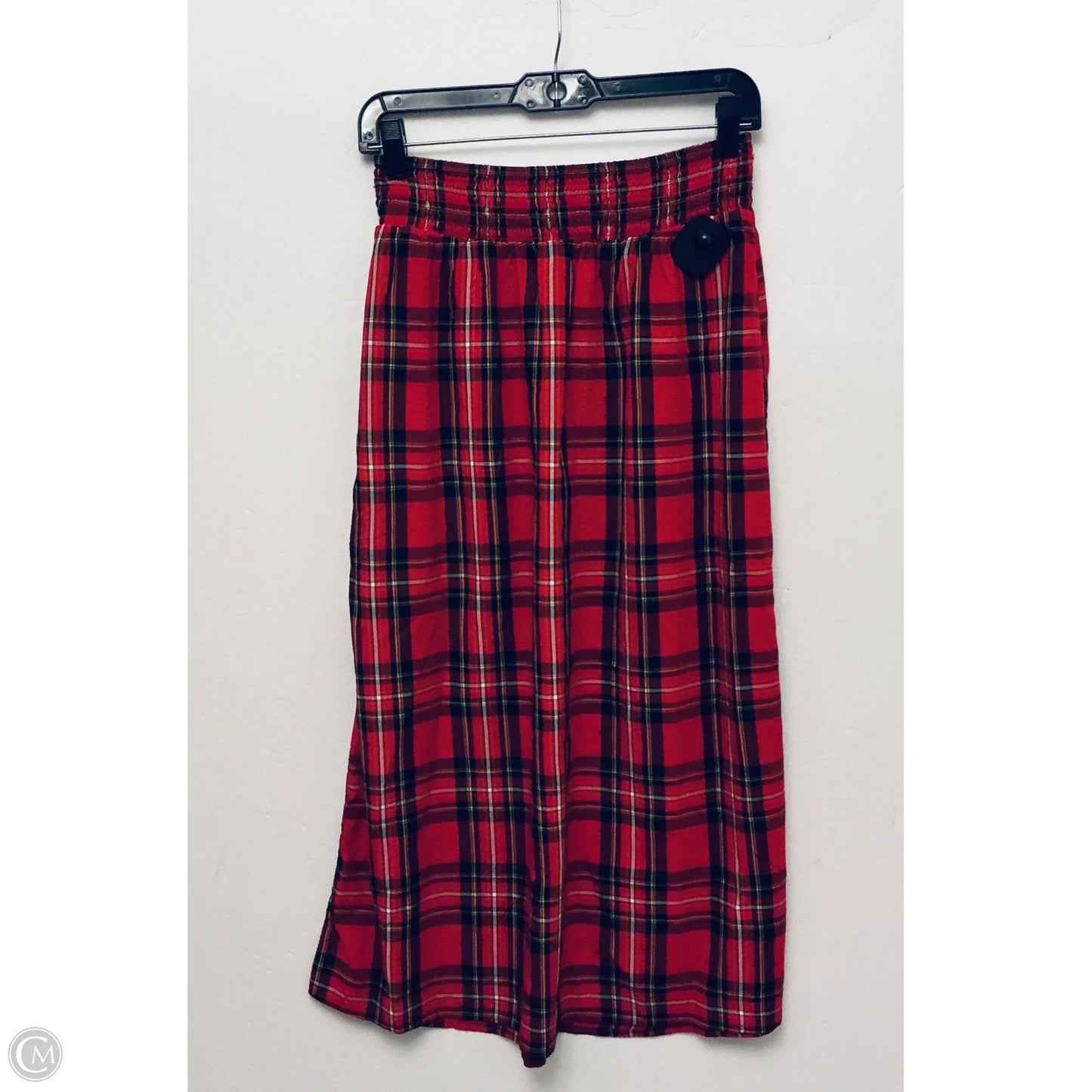Skirt Midi By Old Navy In Plaid Pattern, Size: S