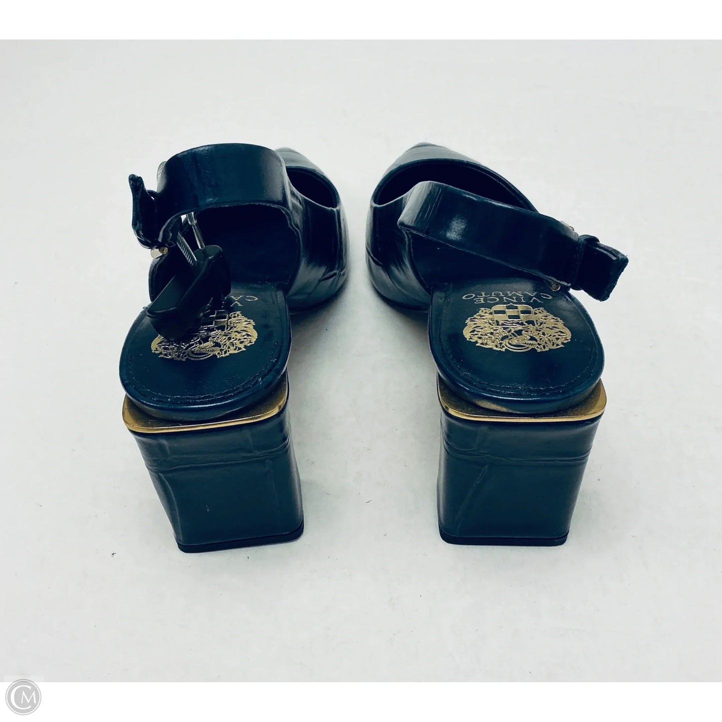 Shoes Heels Block By Vince Camuto In Navy, Size: 10