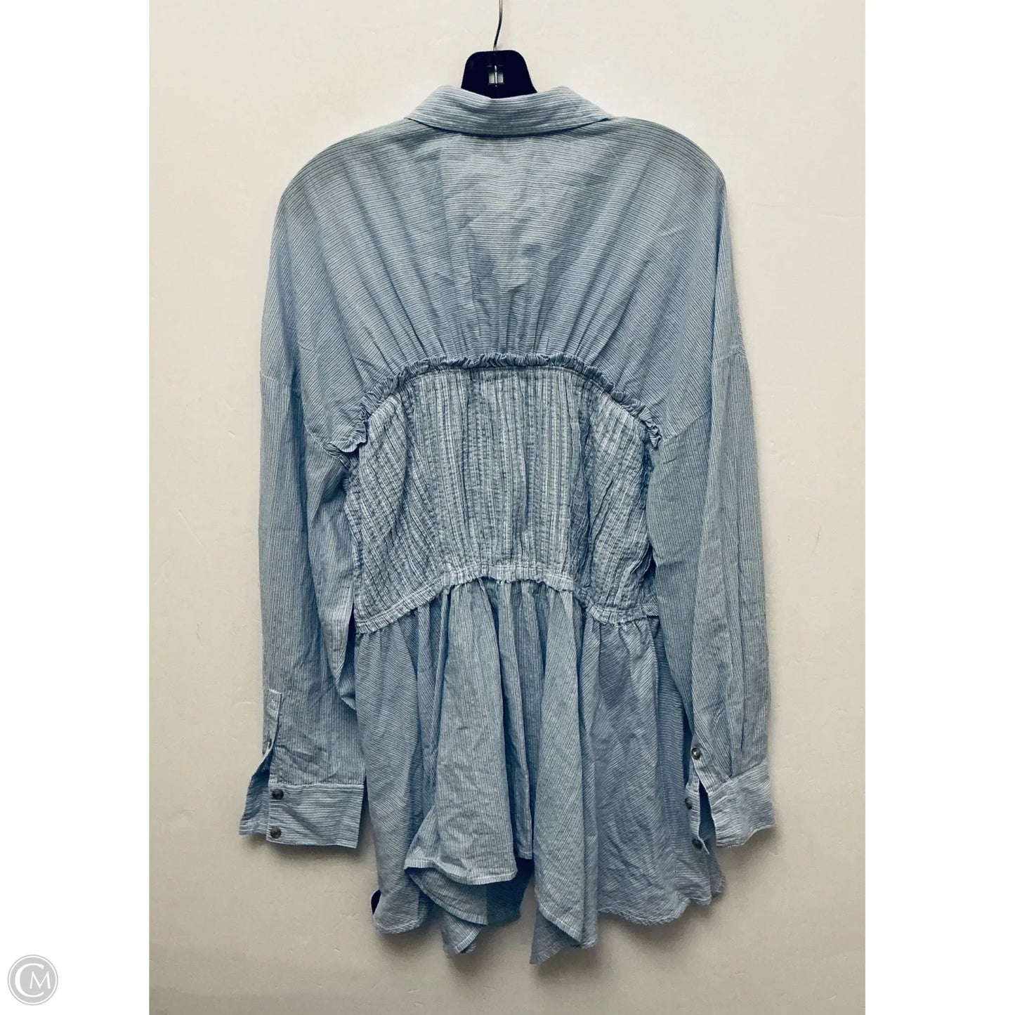 Top Long Sleeve By Pilcro In Blue, Size: Xl