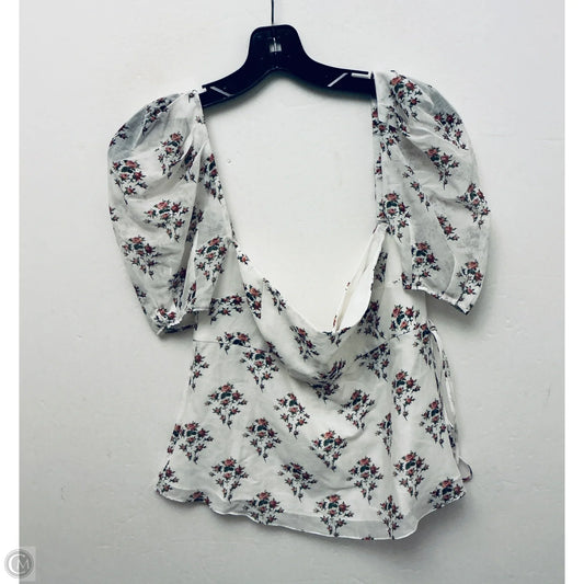 Top Short Sleeve By Clothes Mentor In Floral Print, Size: S