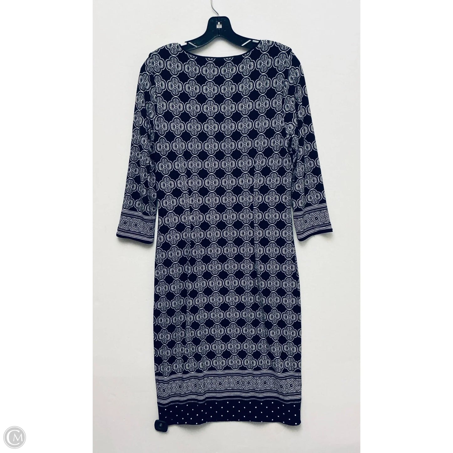 Dress Work By White House Black Market In Black & White, Size: M