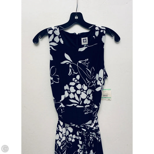 Dress Work By Anne Klein In Navy, Size: 8