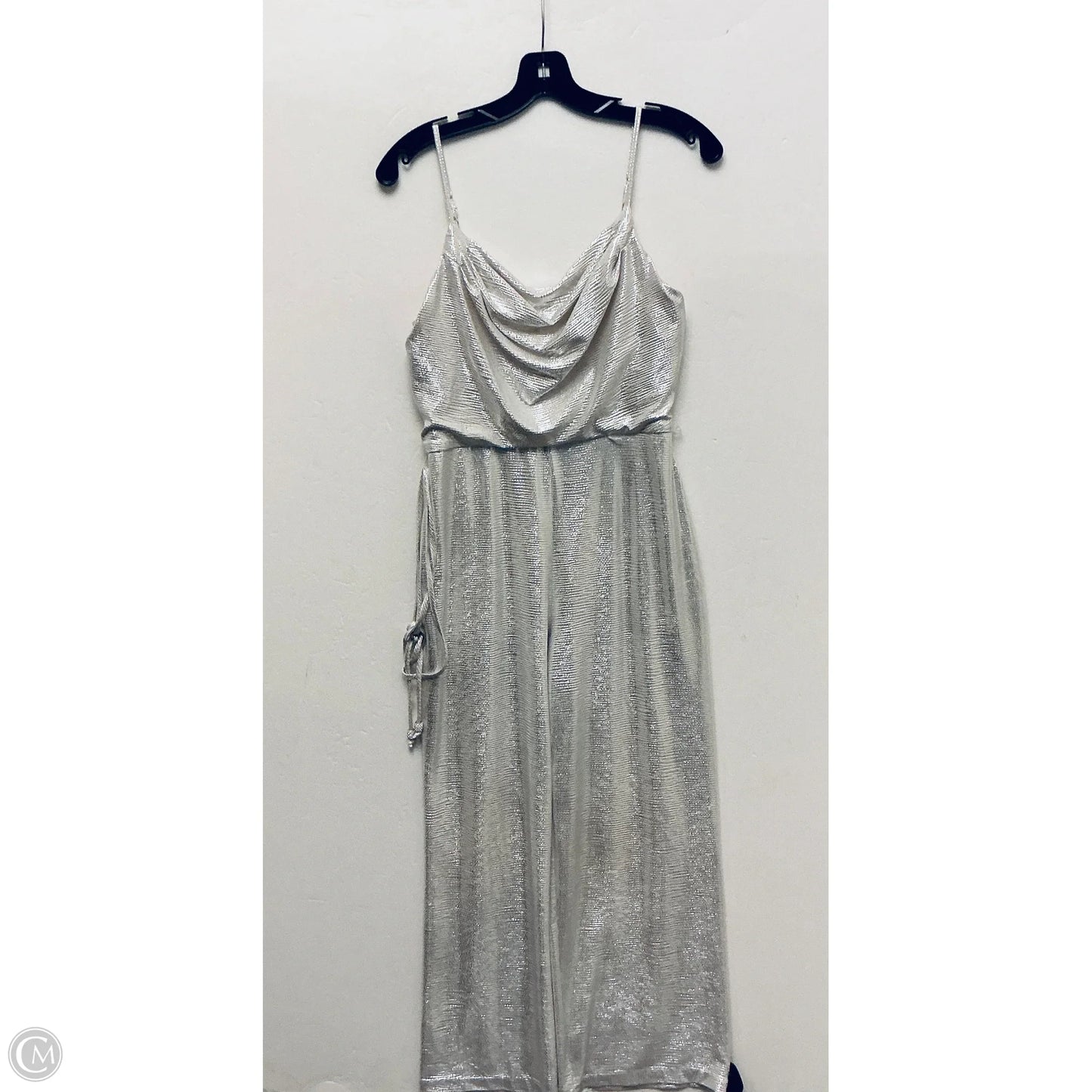 Jumpsuit By Eliza J In Silver, Size: Sp