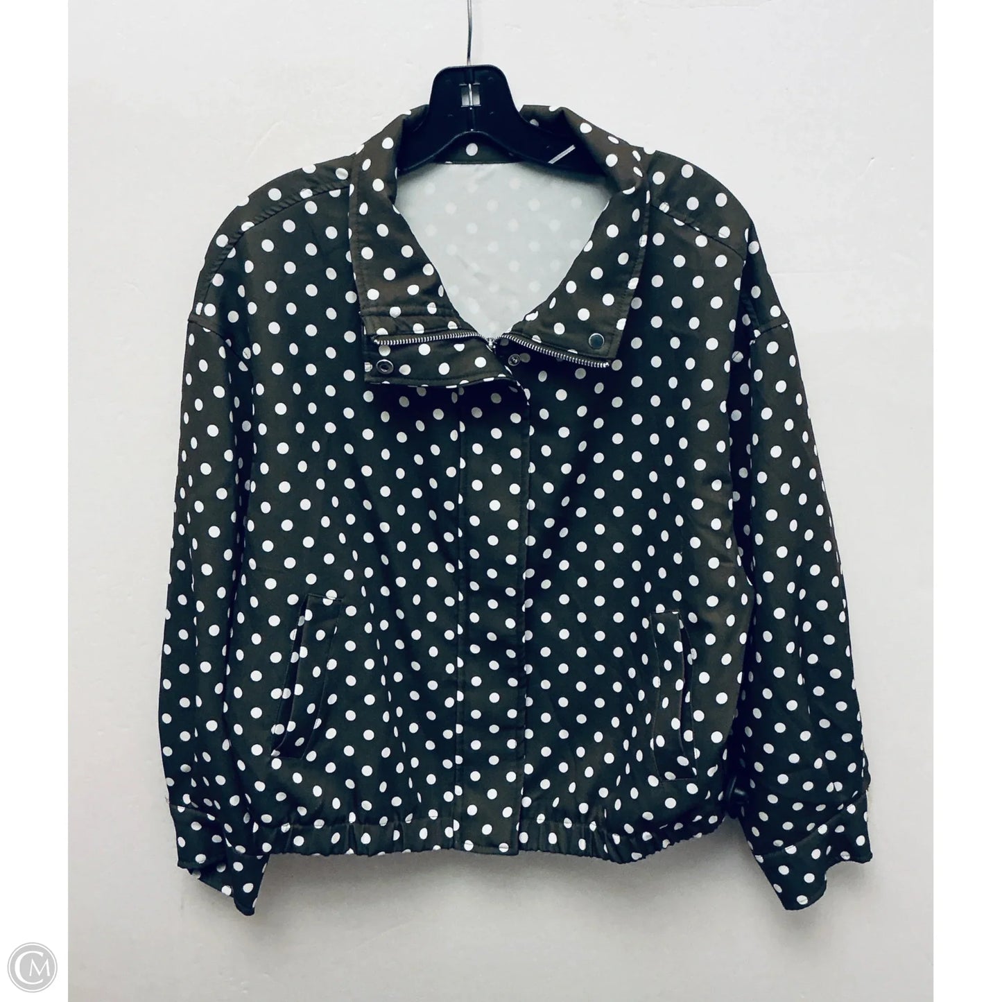 Jacket Other By Clothes Mentor In Polkadot Pattern, Size: M