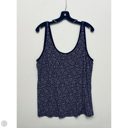 Top Sleeveless By Lane Bryant In Polkadot Pattern, Size: 1x
