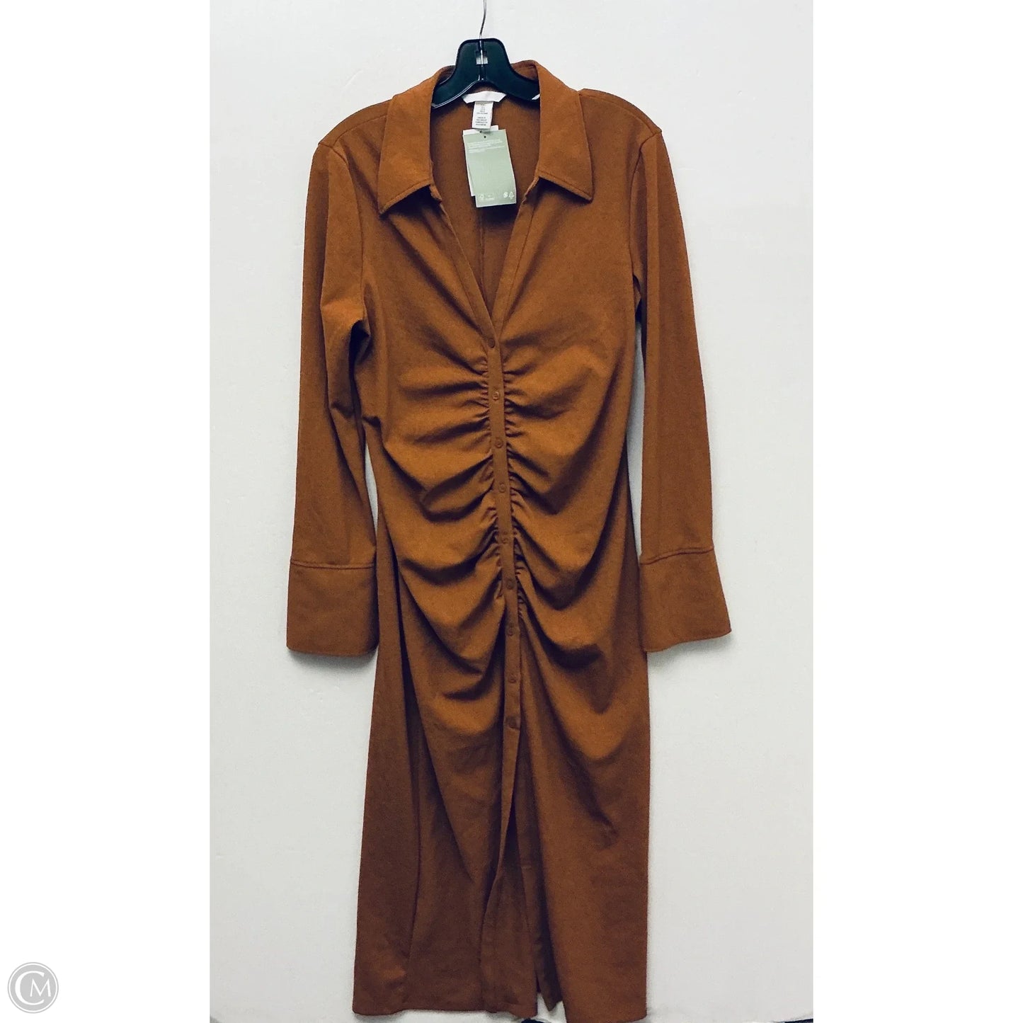 Dress Casual Maxi By H&m In Brown, Size: L