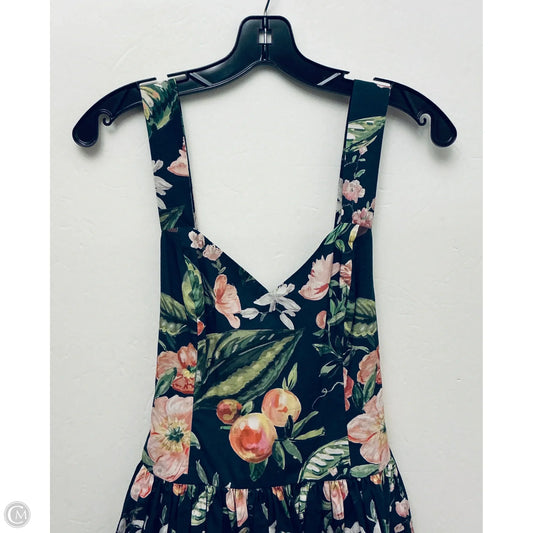 Dress Casual Midi By H&m In Green, Size: M