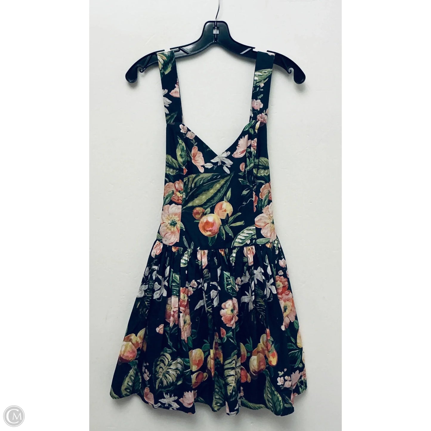 Dress Casual Midi By H&m In Green, Size: M