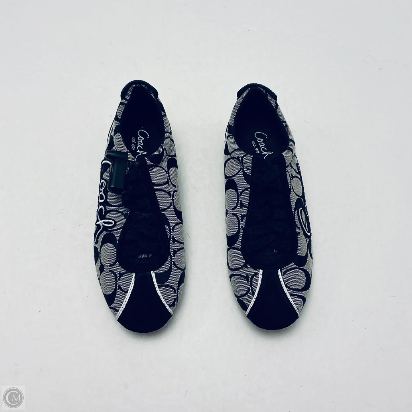 Shoes Designer By Coach In Black & Tan, Size: 6