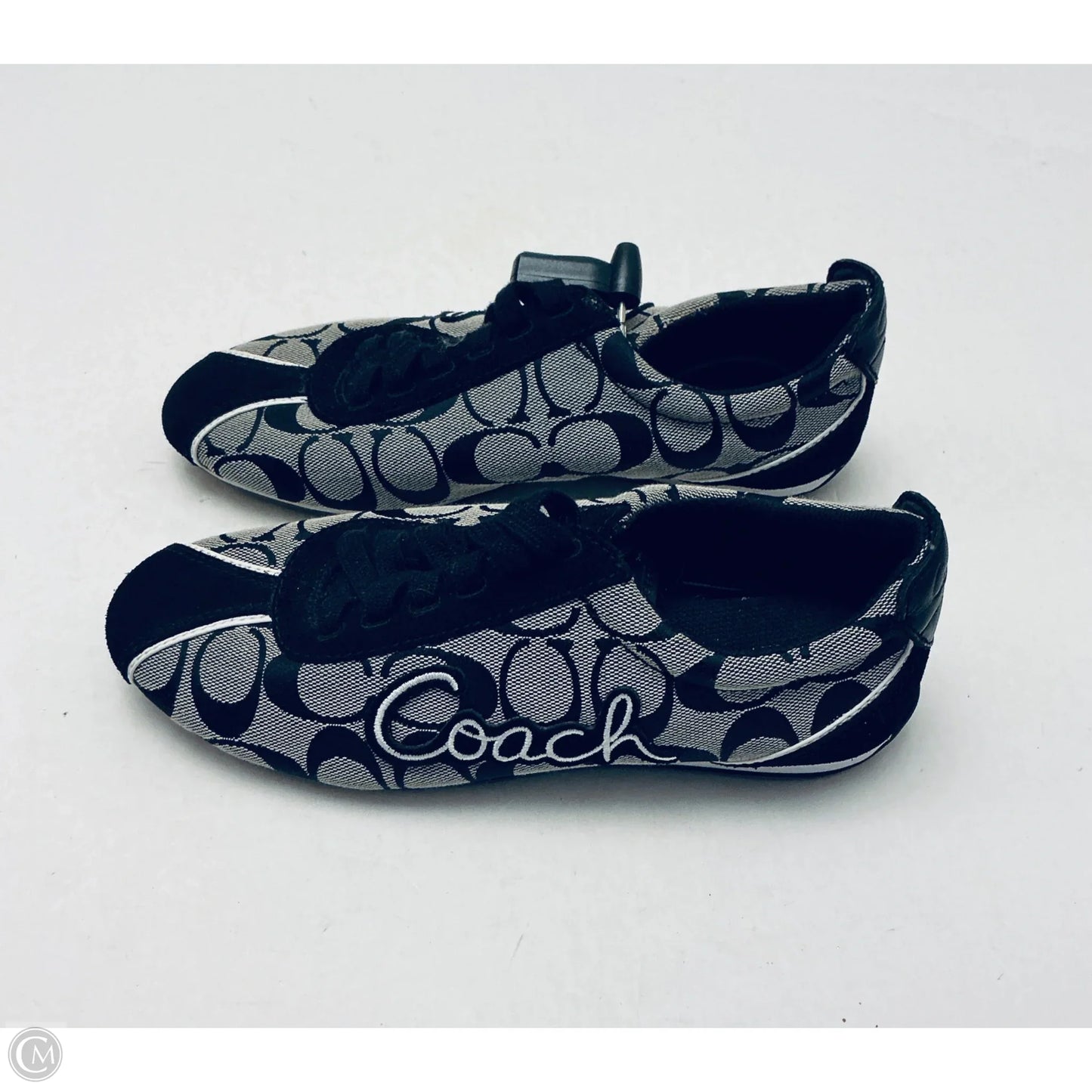 Shoes Designer By Coach In Black & Tan, Size: 6