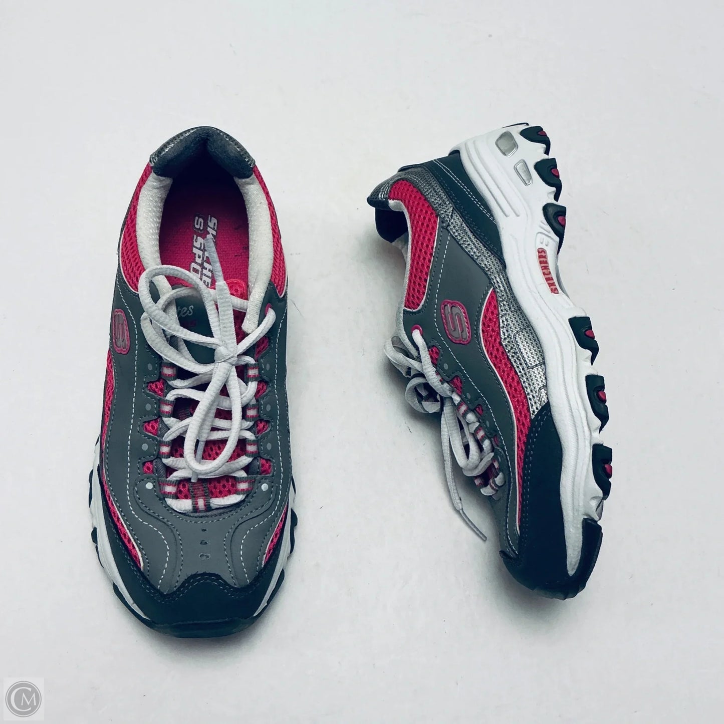 Shoes Athletic By Skechers In Grey, Size: 6.5