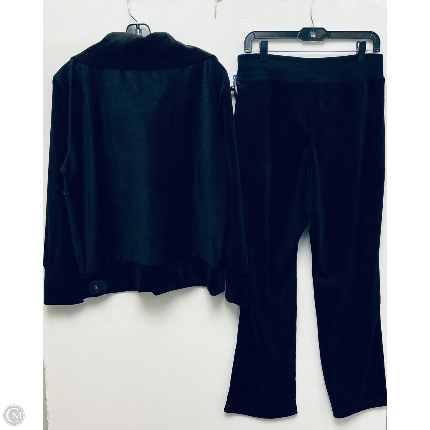 Lounge Set Designer By Halston In Black, Size: M