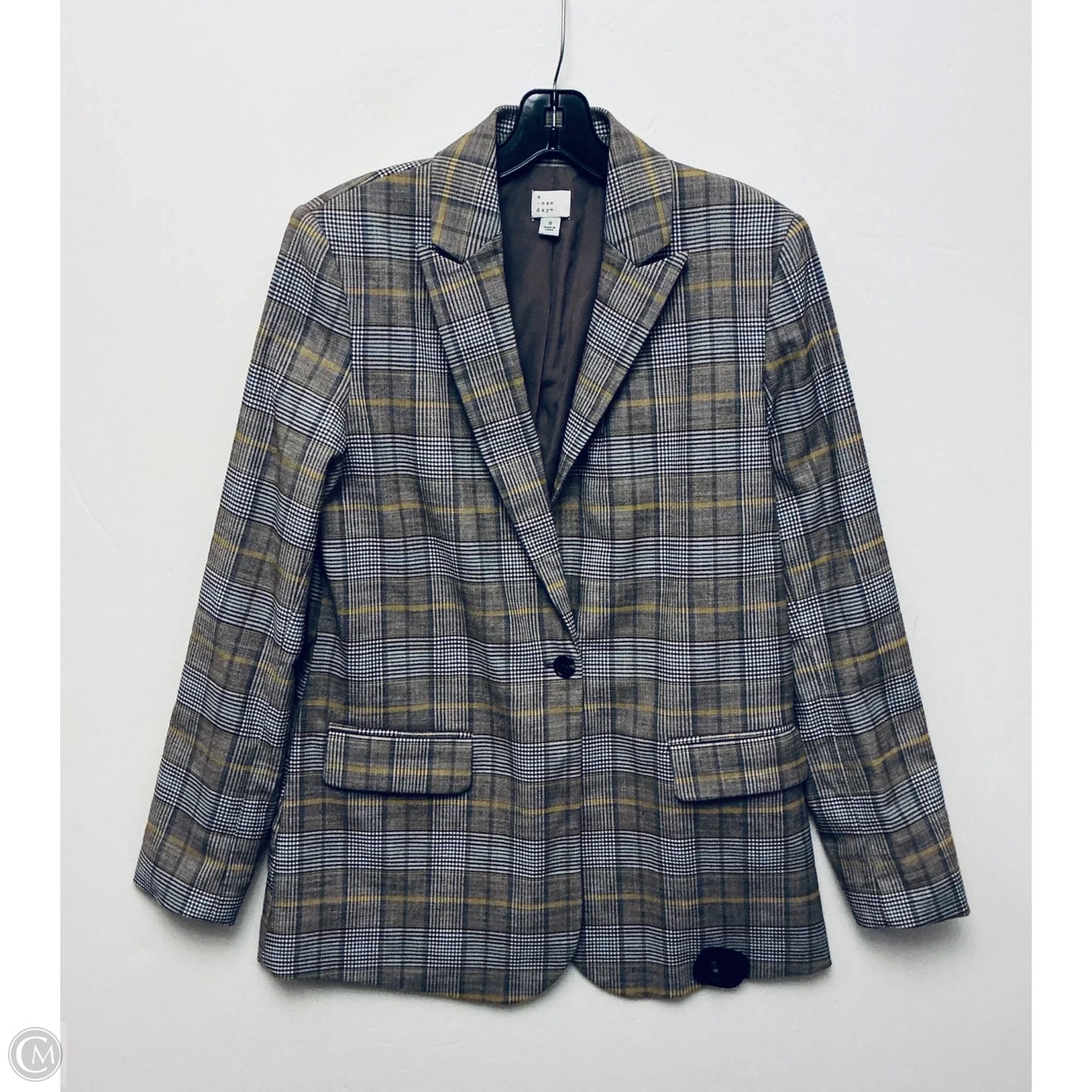 Blazer By A New Day In Plaid Pattern, Size: S