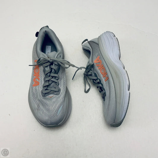 Shoes Athletic By Hoka In Grey, Size: 9.5