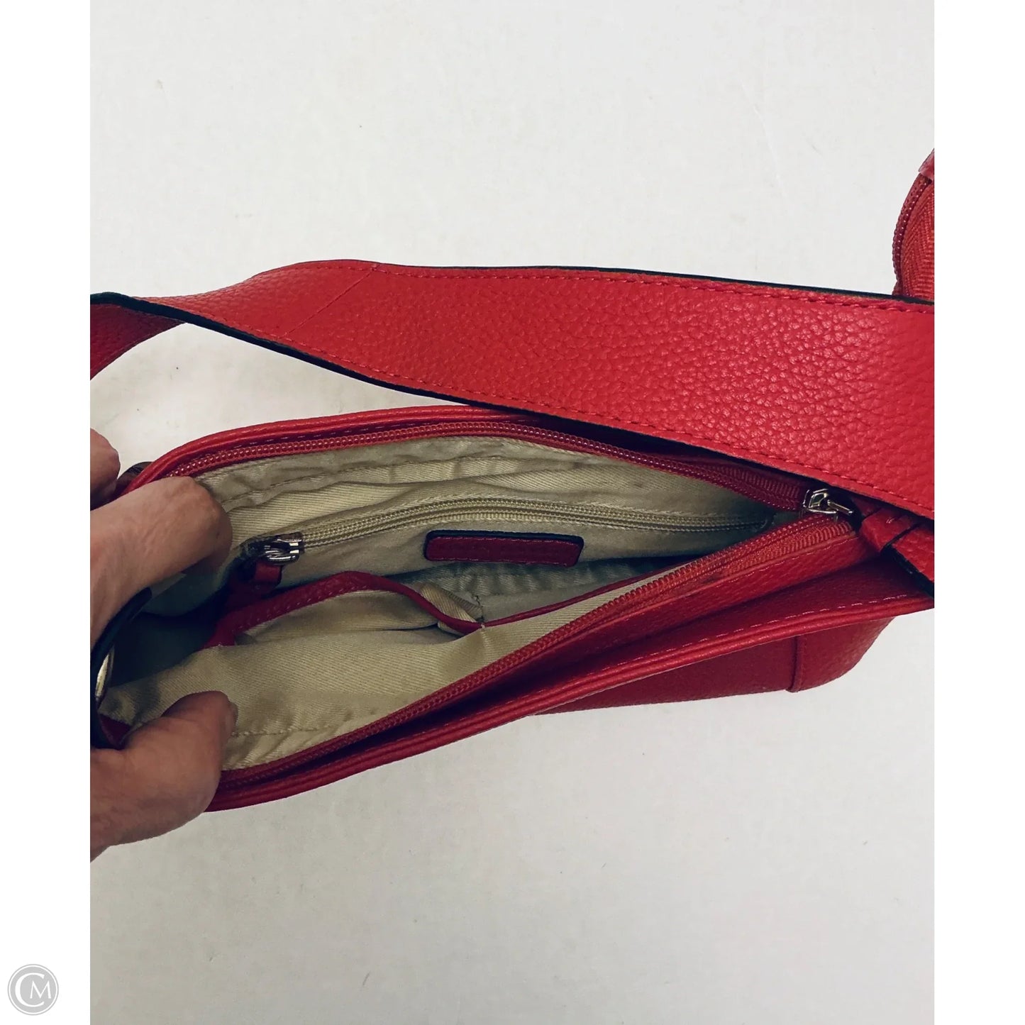 Handbag Leather By Clothes Mentor, Size: Small