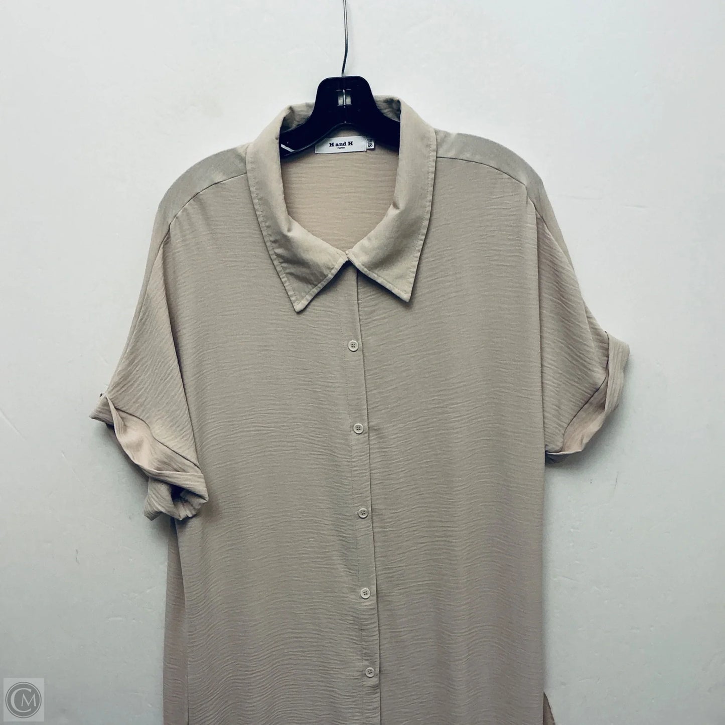 Dress Work By Clothes Mentor In Tan, Size: S