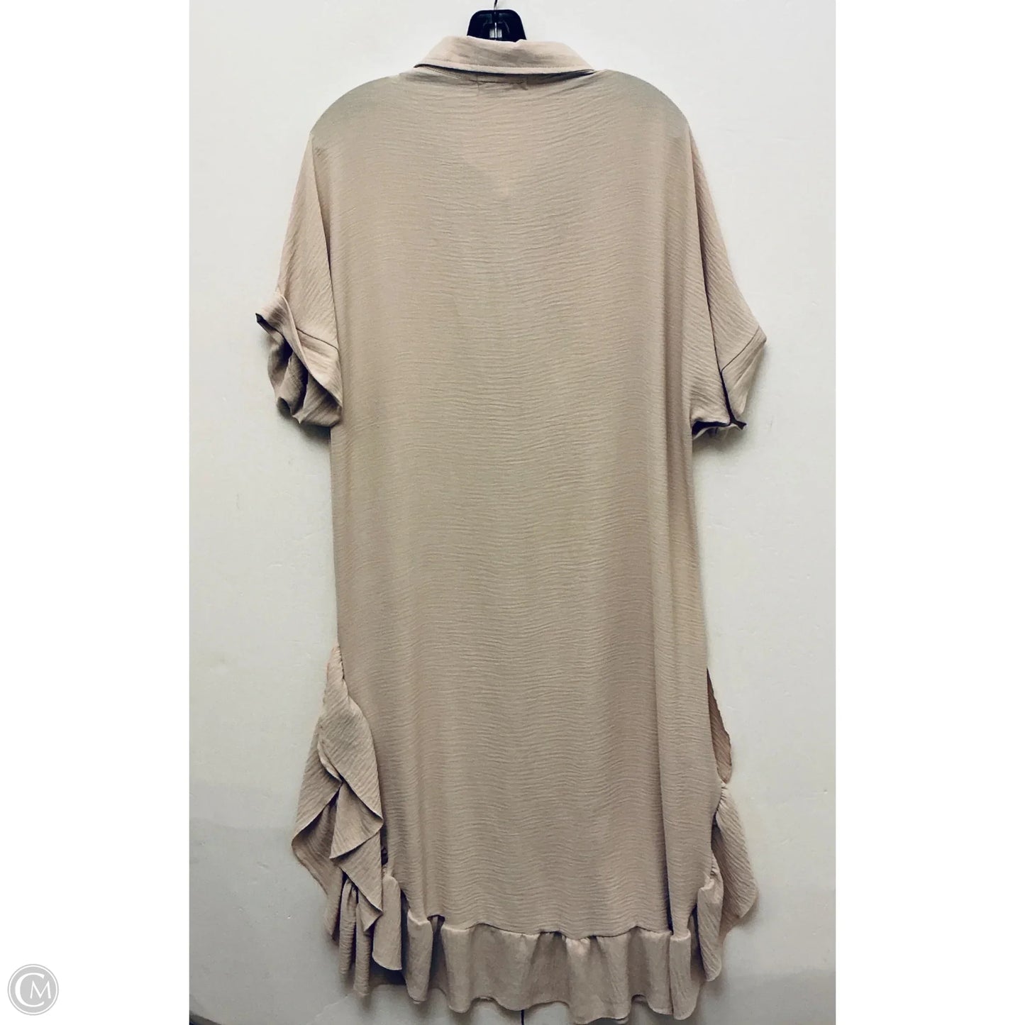 Dress Work By Clothes Mentor In Tan, Size: S