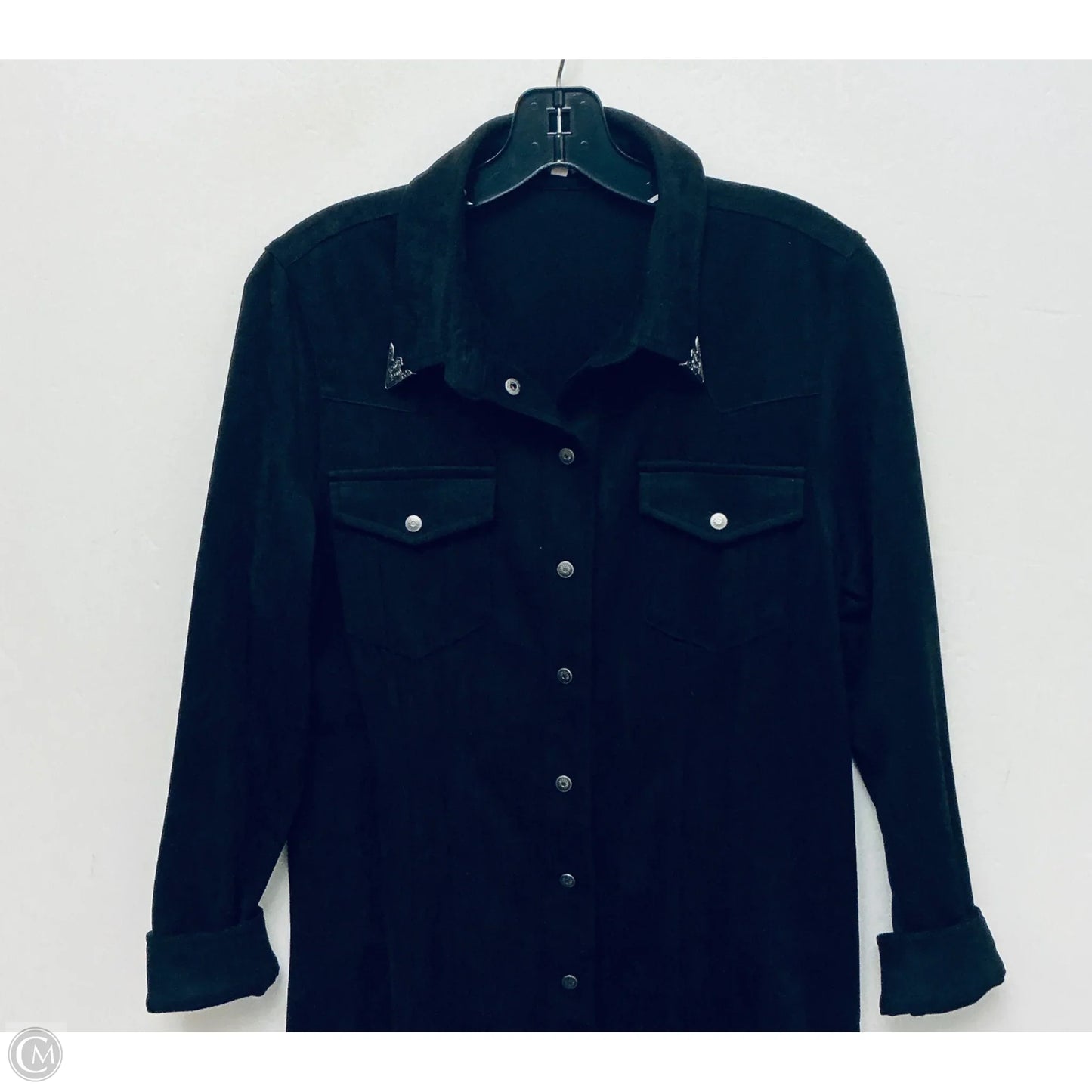 Dress Casual Midi By Reba In Black, Size: M