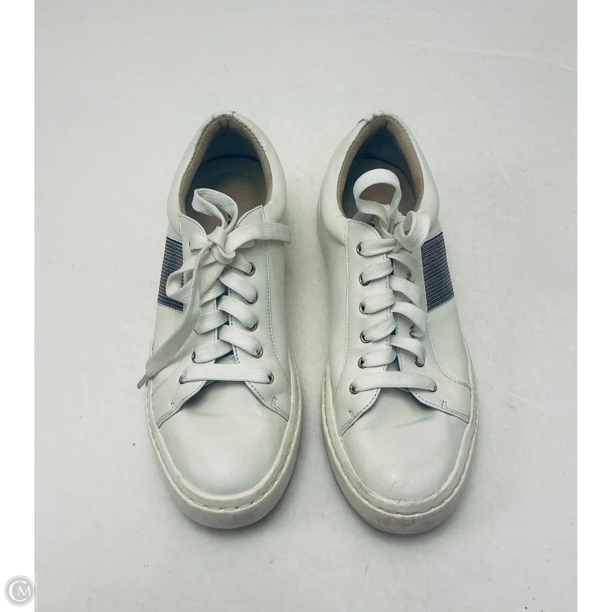 Shoes Sneakers By Vaneli In White, Size: 8
