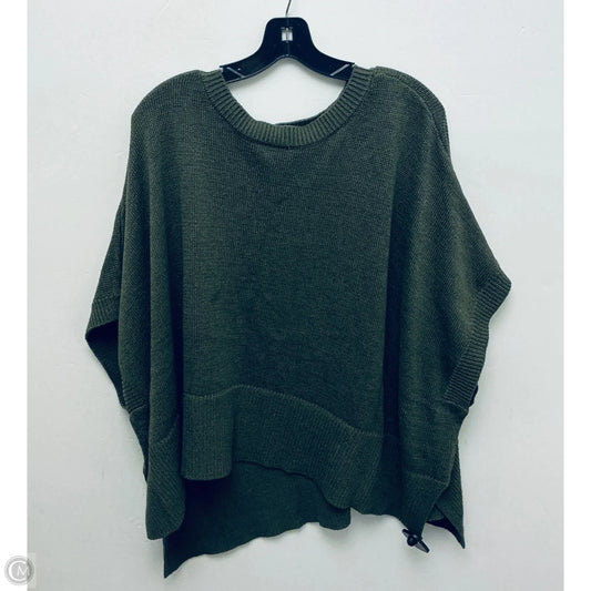 Sweater Short Sleeve By Chicos In Green, Size: Xl