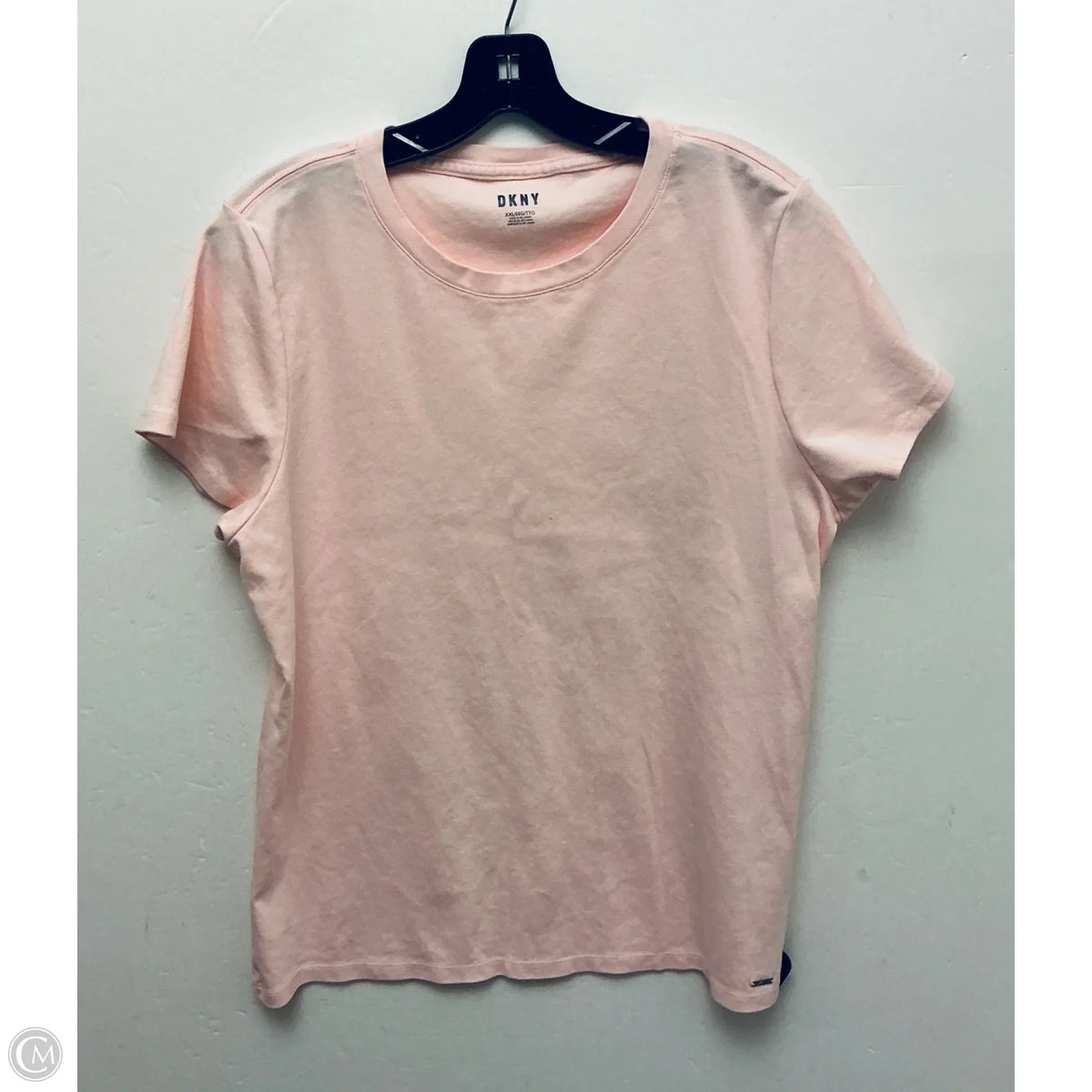 Top Short Sleeve Basic By Dkny In Pink, Size: Xxl