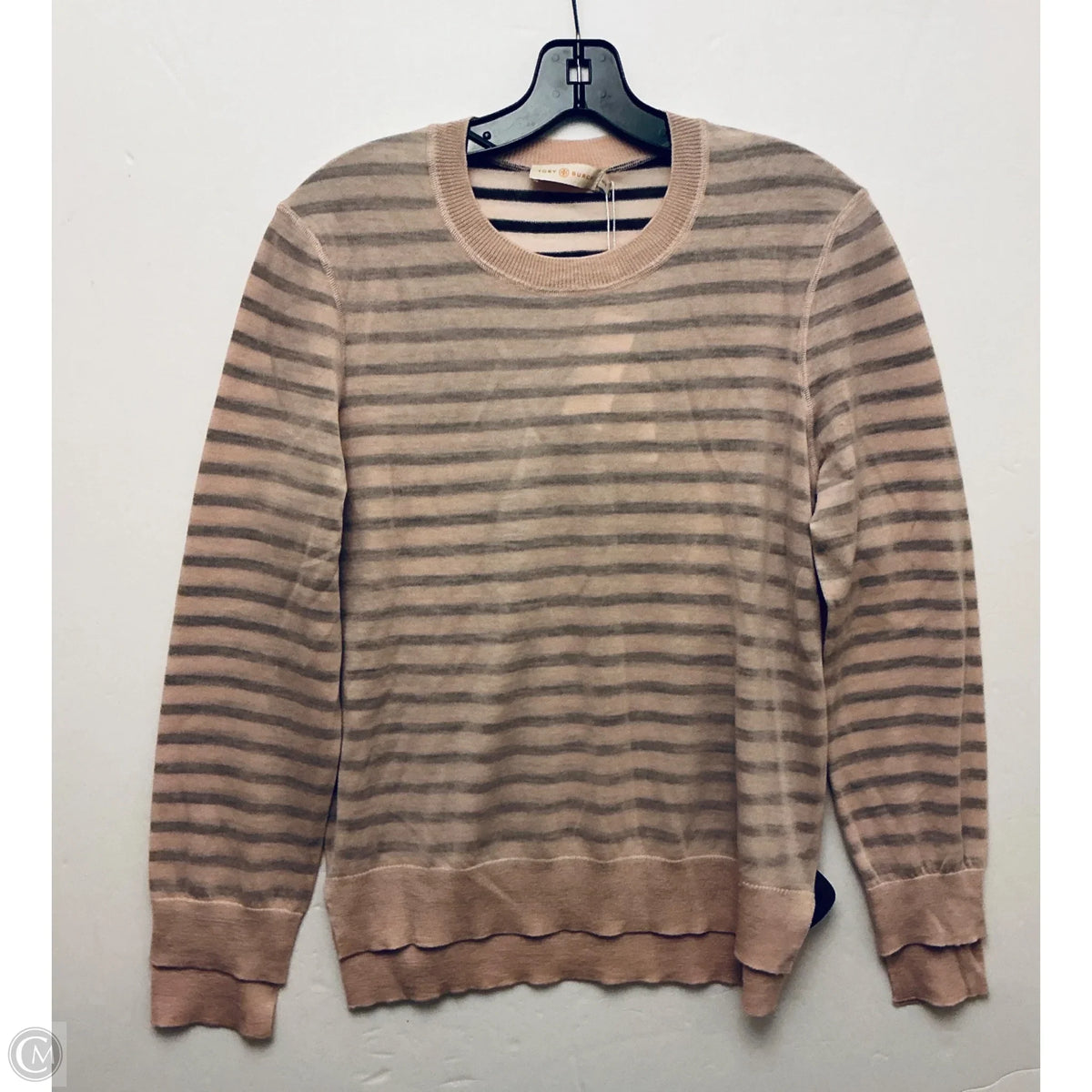 Sweater Designer By Tory Burch In Striped Pattern, Size: M