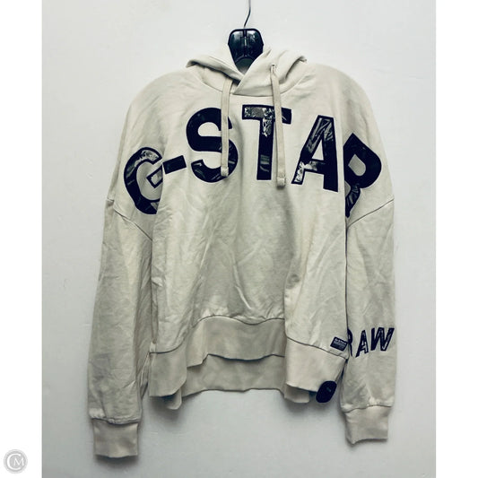 Sweatshirt Hoodie By Cmb In Tan, Size: M