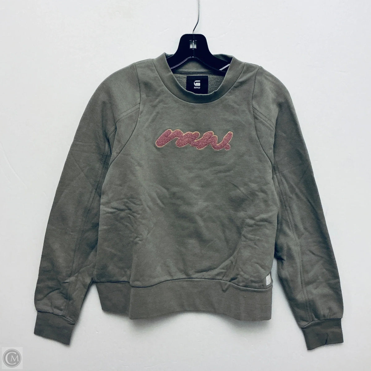 Sweatshirt Collar By Cmb In Green, Size: L