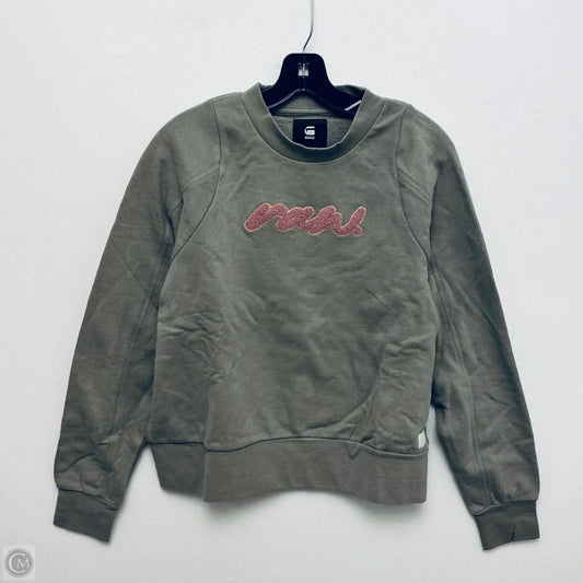 Sweatshirt Collar By Cmb In Green, Size: L