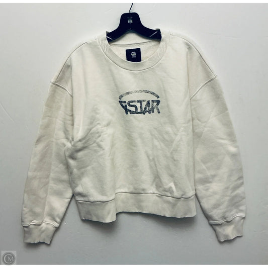 Sweatshirt Collar By Cmb In White, Size: Xl