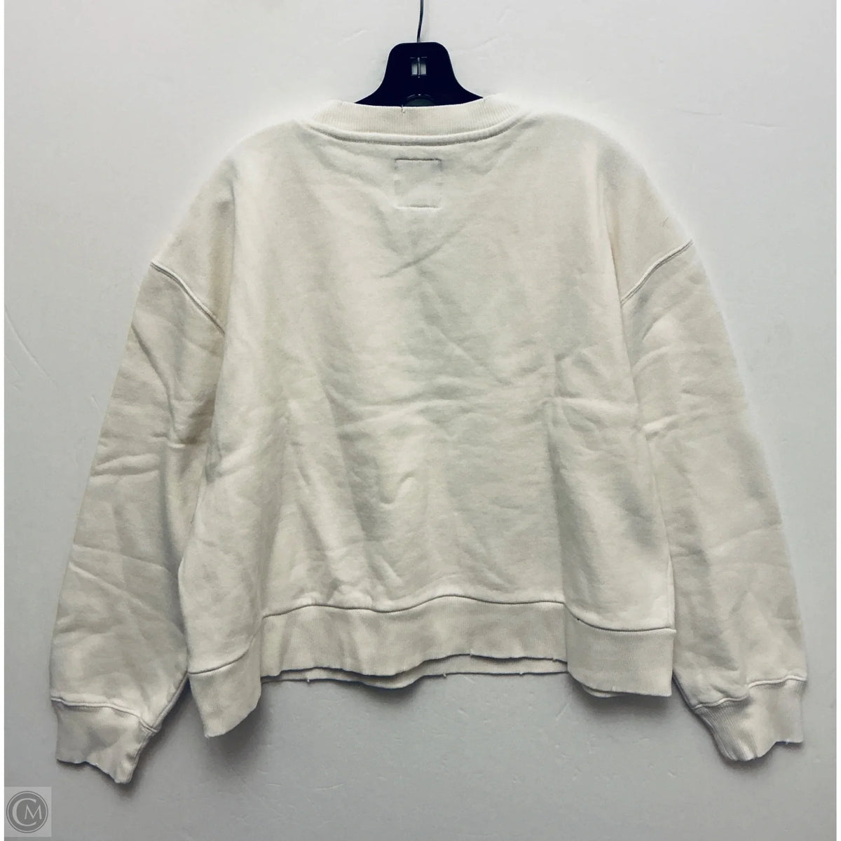 Sweatshirt Collar By Cmb In White, Size: Xl
