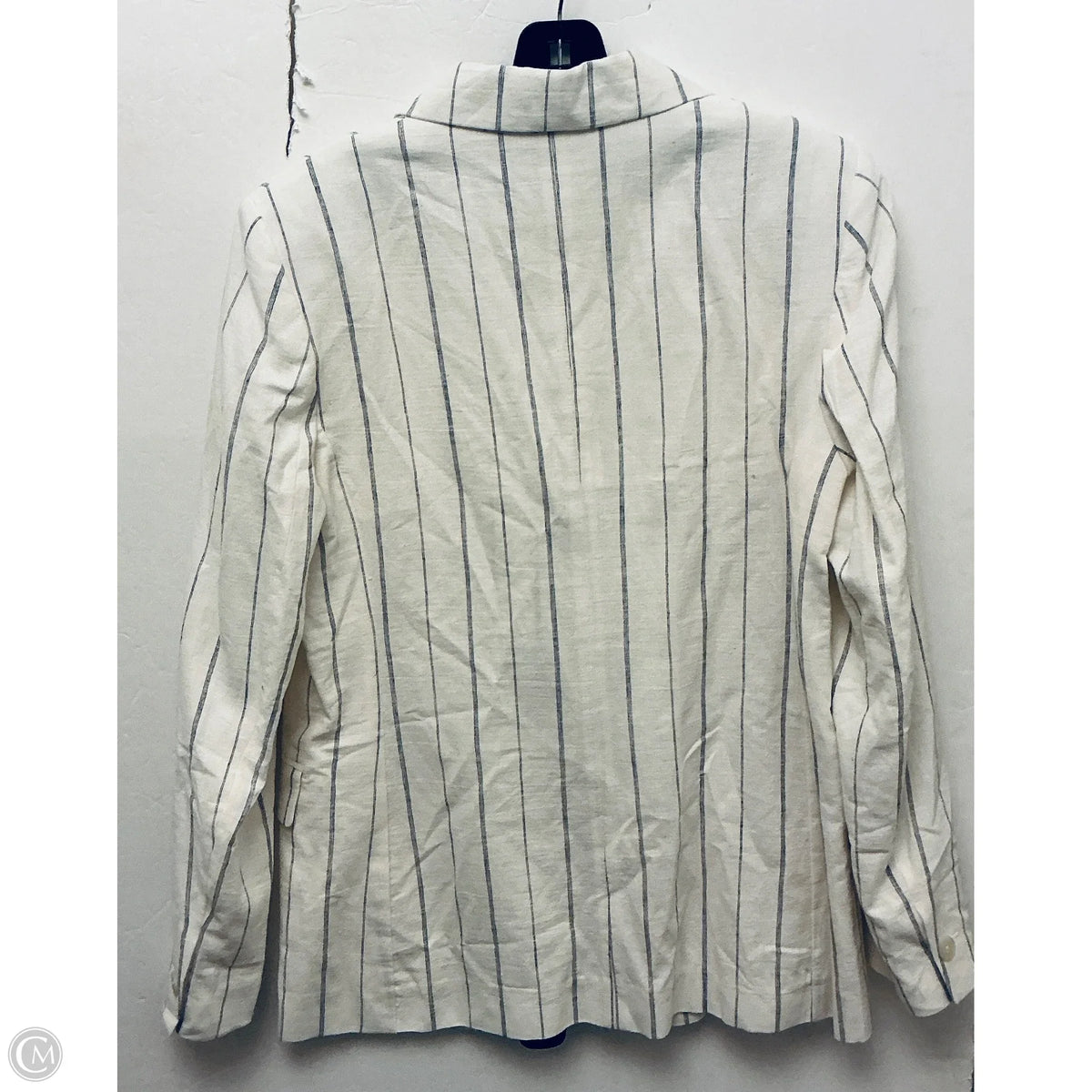 Blazer By Mng In Striped Pattern, Size: M