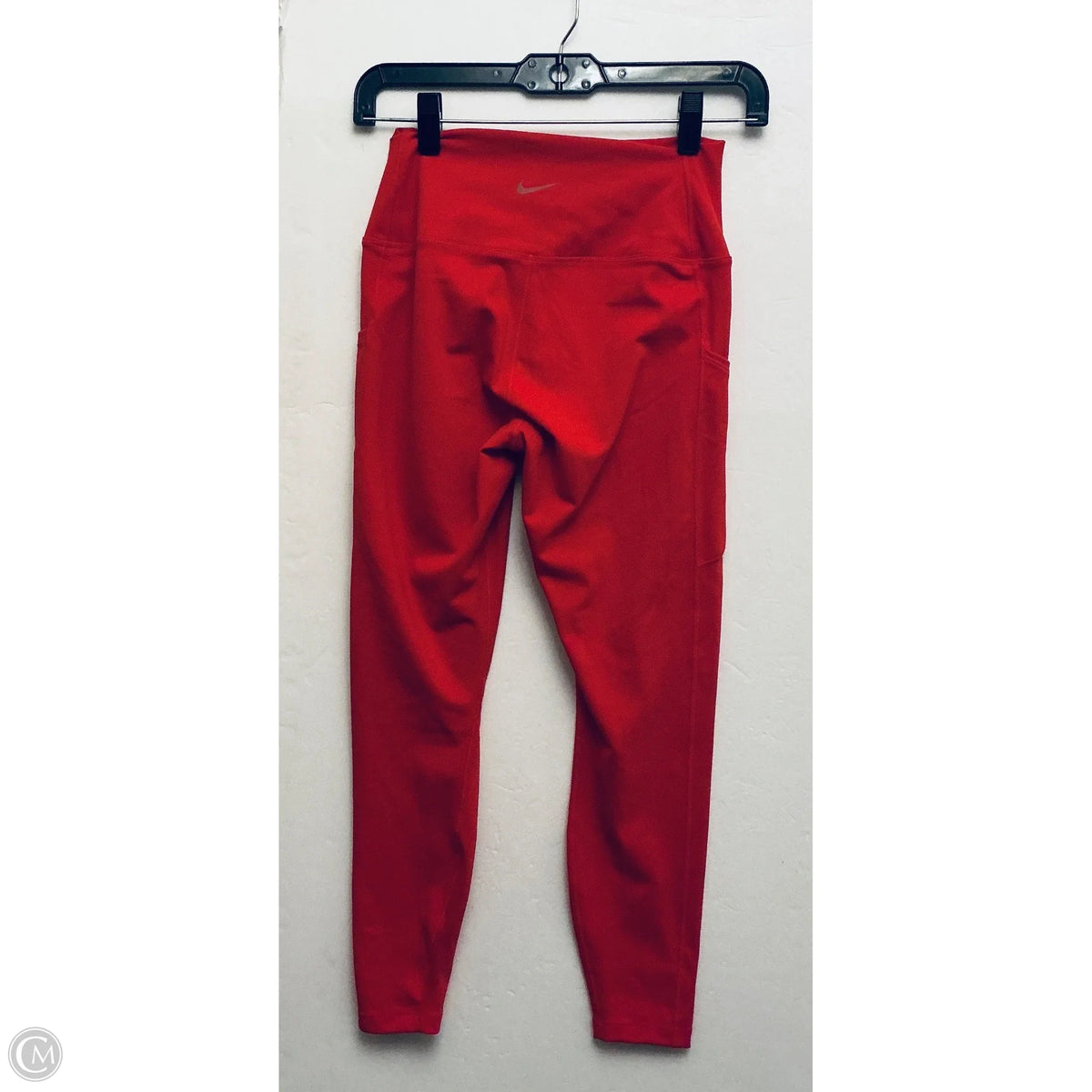 Athletic Leggings By Nike In Red, Size: M