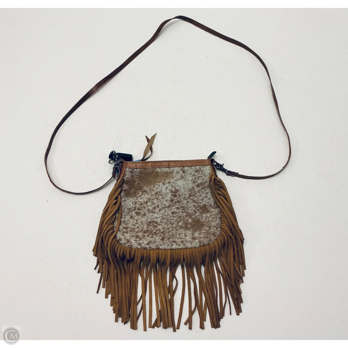 Crossbody Leather By Clothes Mentor, Size: Small