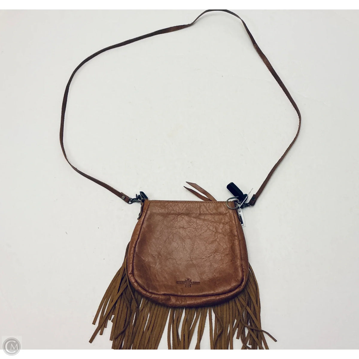 Crossbody Leather By Clothes Mentor, Size: Small