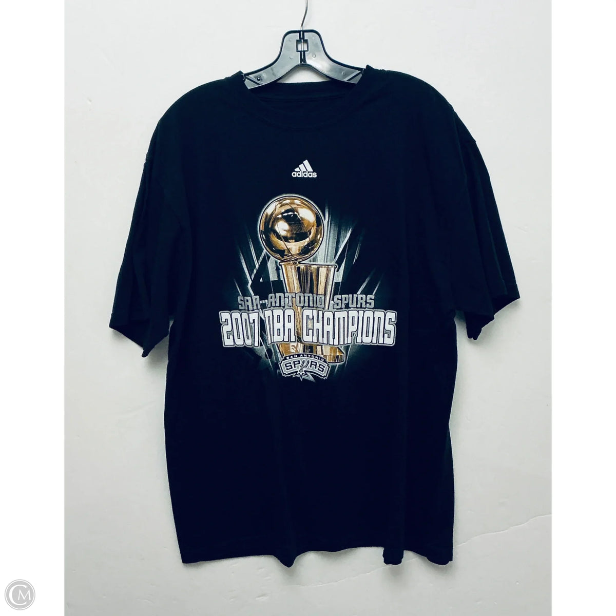 Top Short Sleeve Basic By Clothes Mentor In Black, Size: L