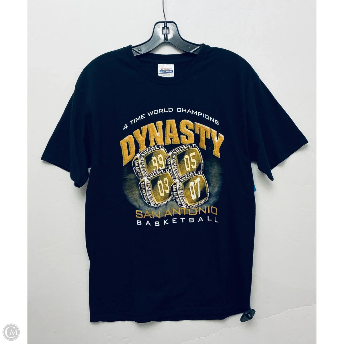 Top Short Sleeve Basic By Clothes Mentor In Black, Size: L