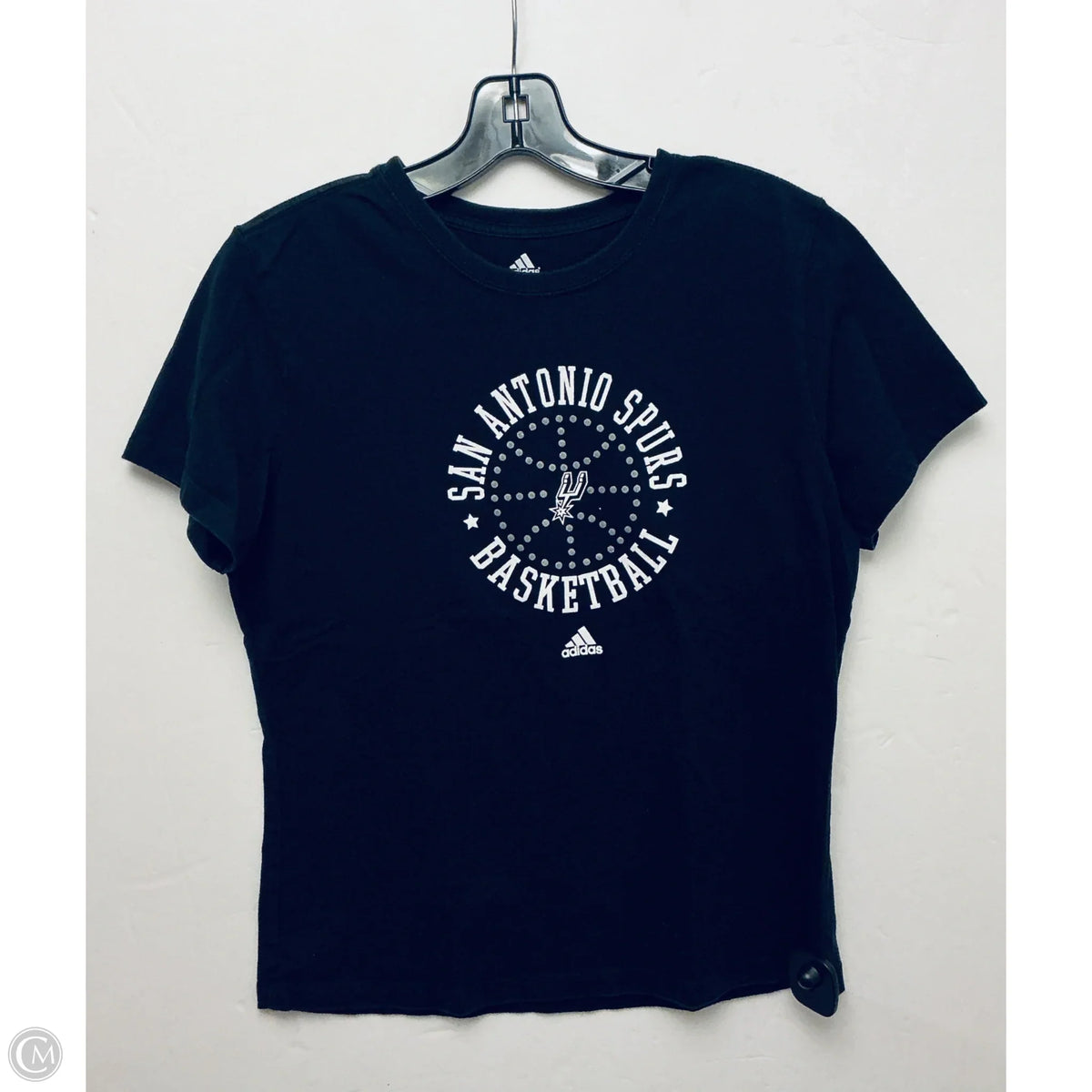 Top Short Sleeve Basic By Clothes Mentor In Black, Size: L